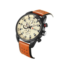 Cargar imagen en el visor de la galería, RELOJ CLÁSICO PARA HOMBRE CURREN  KREB110111 - MARRÓN
