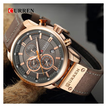 Cargar imagen en el visor de la galería, RELOJ CLÁSICO PARA HOMBRE CURREN  KREB942012 - MARRÓN
