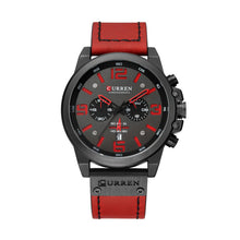 Cargar imagen en el visor de la galería, RELOJ CLÁSICO PARA HOMBRE CURREN KREC KREC160104 - ROJO
