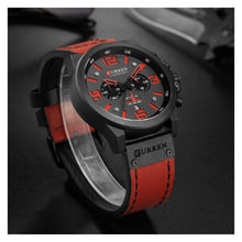 Cargar imagen en el visor de la galería, RELOJ CLÁSICO PARA HOMBRE CURREN KREC KREC160104 - ROJO
