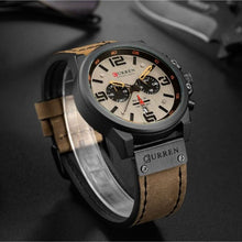 Cargar imagen en el visor de la galería, RELOJ CLÁSICO PARA HOMBRE CURREN KREC KREC160123 - CAFÉ
