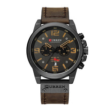 Cargar imagen en el visor de la galería, RELOJ CLÁSICO PARA HOMBRE CURREN  KREC160128 - MARRÓN
