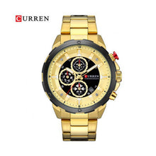Cargar imagen en el visor de la galería, RELOJ  PARA HOMBRE CURREN  KREC5018 - DORADO
