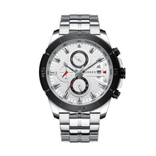 Cargar imagen en el visor de la galería, RELOJ  PARA HOMBRE CURREN  KREC6019 - PLATEADO
