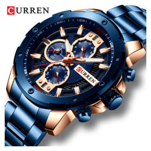 Cargar imagen en el visor de la galería, RELOJ  PARA HOMBRE CURREN  KREC6703 - AZUL
