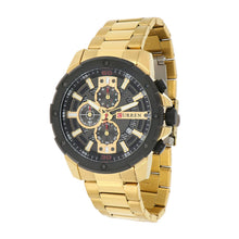 Cargar imagen en el visor de la galería, RELOJ  PARA HOMBRE CURREN  KREC6718 - DORADO
