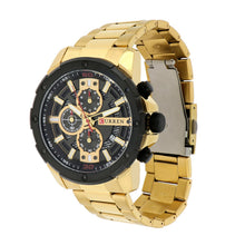 Cargar imagen en el visor de la galería, RELOJ  PARA HOMBRE CURREN  KREC6718 - DORADO
