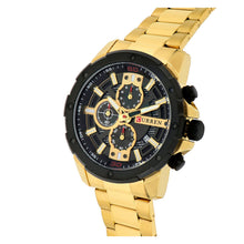 Cargar imagen en el visor de la galería, RELOJ  PARA HOMBRE CURREN  KREC6718 - DORADO
