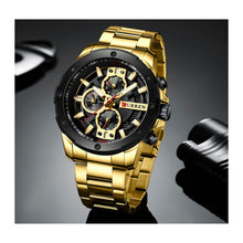 Cargar imagen en el visor de la galería, RELOJ  PARA HOMBRE CURREN  KREC6718 - DORADO
