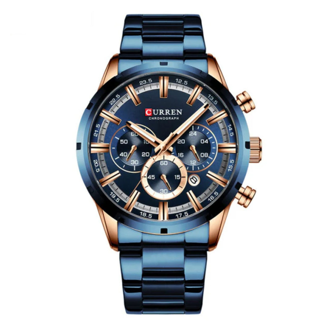 RELOJ  PARA HOMBRE CURREN KREC KREC7603 - AZUL