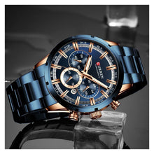Cargar imagen en el visor de la galería, RELOJ  PARA HOMBRE CURREN KREC KREC7603 - AZUL
