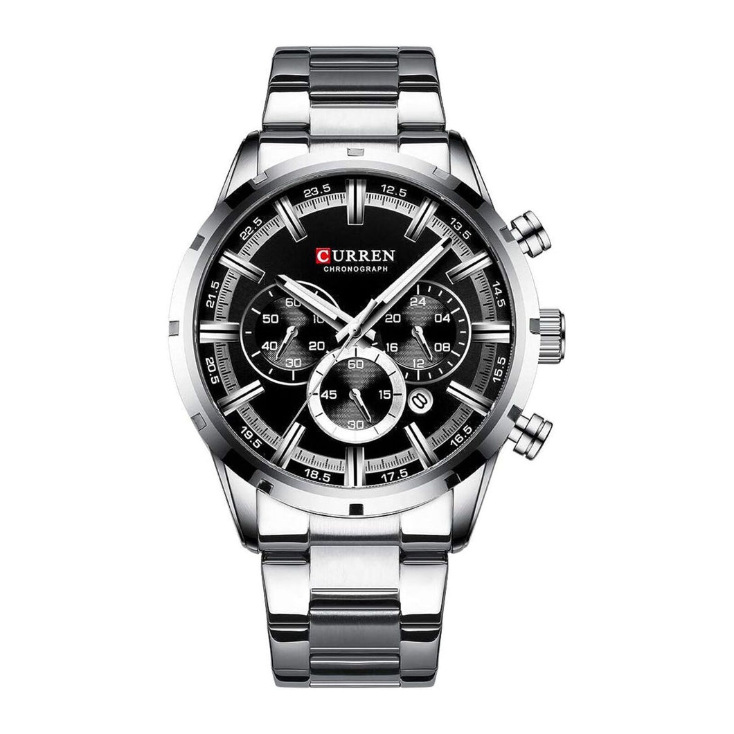 RELOJ  PARA HOMBRE CURREN KREC KREC761901 - PLATEADO