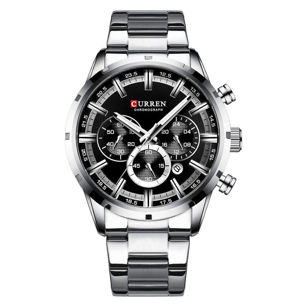 RELOJ  PARA HOMBRE CURREN KREC KREC761901 - PLATEADO