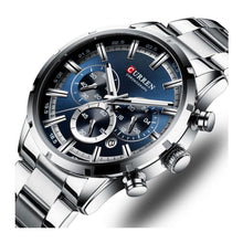 Cargar imagen en el visor de la galería, RELOJ  PARA HOMBRE CURREN KREC KREC761903 - PLATEADO
