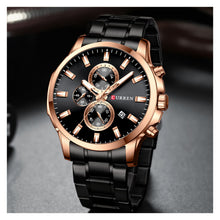 Cargar imagen en el visor de la galería, RELOJ  PARA HOMBRE CURREN  KREC8101 - NEGRO
