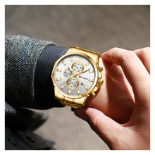 Cargar imagen en el visor de la galería, RELOJ  PARA HOMBRE CURREN  KREC8118 - DORADO
