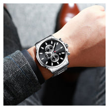 Cargar imagen en el visor de la galería, RELOJ  PARA HOMBRE CURREN  KREC8119 - PLATEADO
