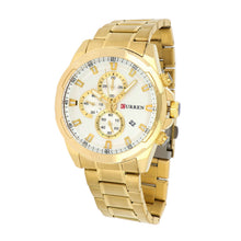 Cargar imagen en el visor de la galería, RELOJ  PARA HOMBRE CURREN  KREC8418 - DORADO
