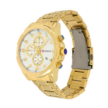 Cargar imagen en el visor de la galería, RELOJ  PARA HOMBRE CURREN  KREC8418 - DORADO
