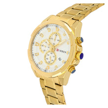 Cargar imagen en el visor de la galería, RELOJ  PARA HOMBRE CURREN  KREC8418 - DORADO
