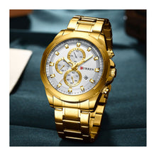 Cargar imagen en el visor de la galería, RELOJ  PARA HOMBRE CURREN  KREC8418 - DORADO
