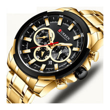 Cargar imagen en el visor de la galería, RELOJ  PARA HOMBRE CURREN  KREC9418 - DORADO
