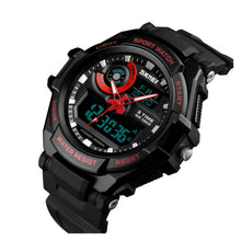 Cargar imagen en el visor de la galería, RELOJ  PARA HOMBRE SKMEI DUAL TIME WATCH 1357RD - NEGRO
