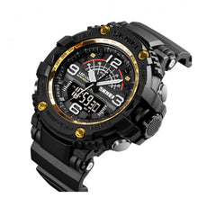 Cargar imagen en el visor de la galería, RELOJ  PARA HOMBRE SKMEI DUAL TIME WATCH 1617GD - NEGRO
