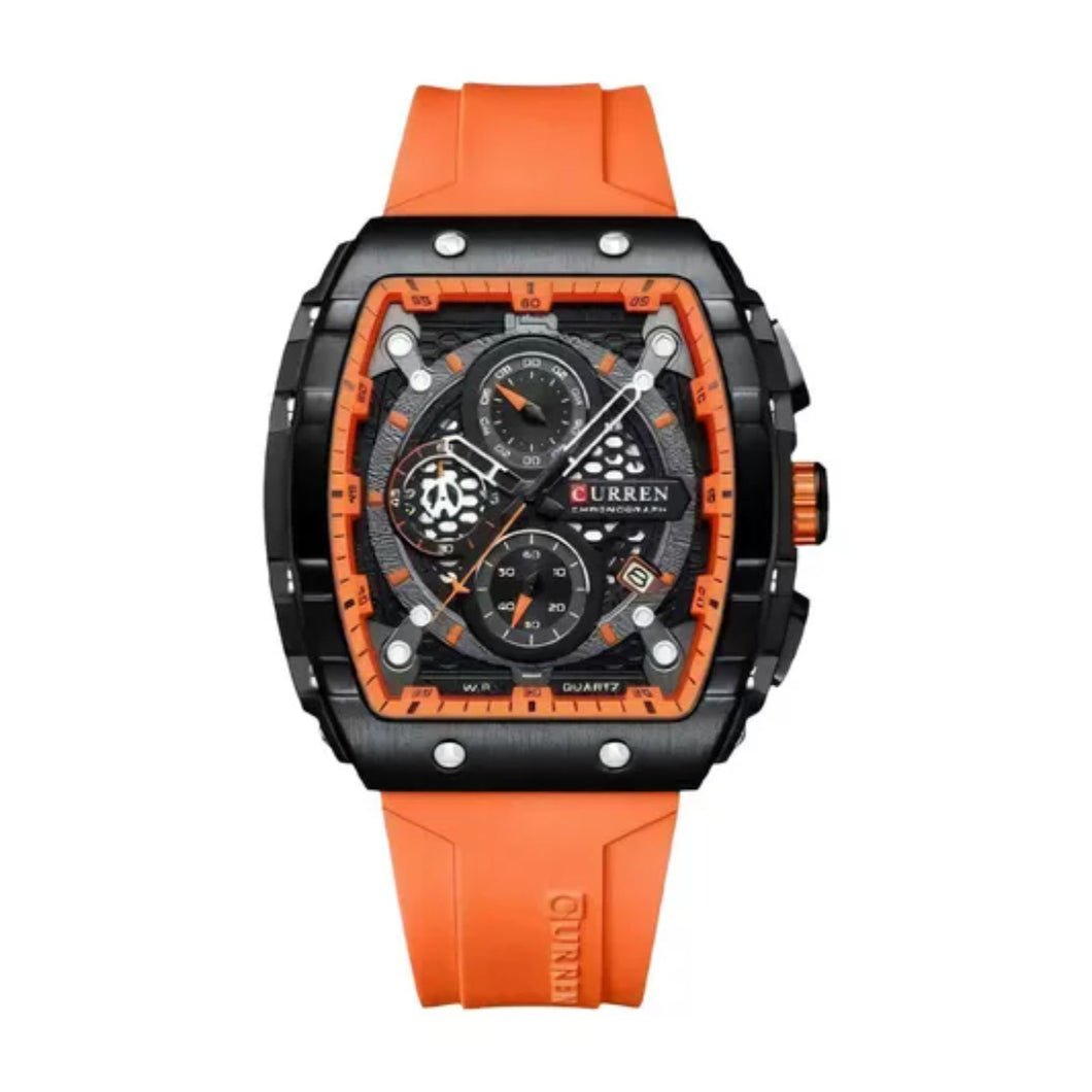RELOJ DEPORTIVO PARA HOMBRE CURREN 8442 KRED8213 - NARANJA