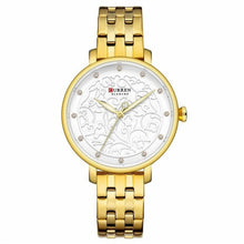 Cargar imagen en el visor de la galería, RELOJ  PARA MUJER CURREN 9046 KREC6218GA - DORADO
