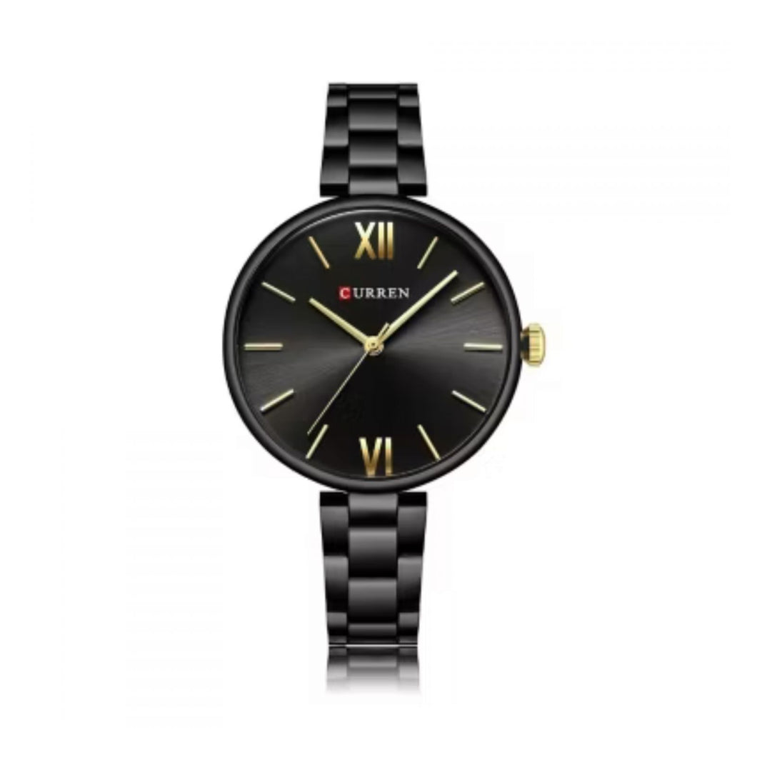 RELOJ  PARA MUJER CURREN 9017 KREB7101 - NEGRO