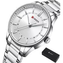 Cargar imagen en el visor de la galería, RELOJ  PARA HOMBRE CURREN 8430 KRED701902 - PLATEADO
