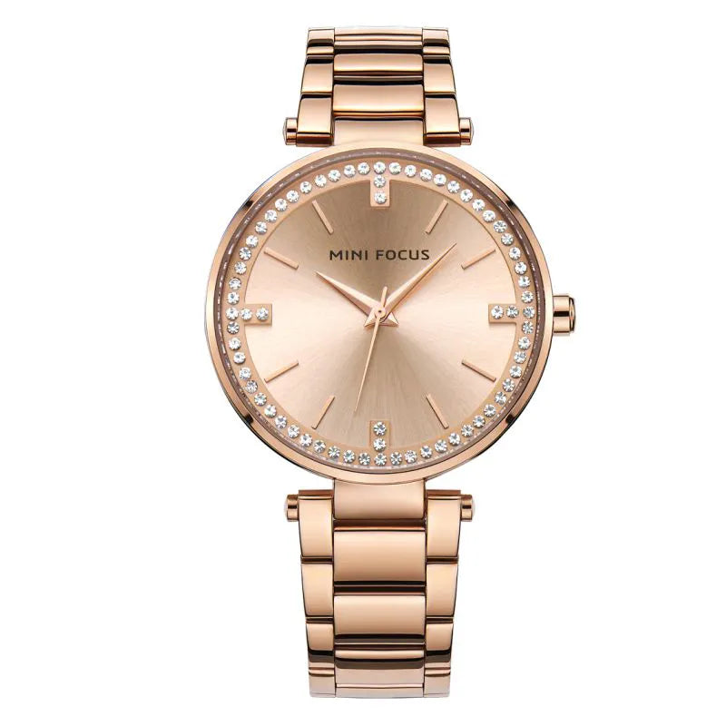 RELOJ  PARA MUJER MINI FOCUS MF0031L MF1320 - ORO ROSA