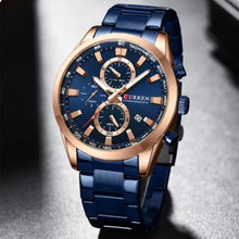 Cargar imagen en el visor de la galería, RELOJ  PARA HOMBRE CURREN 8445 KRED8605 - AZUL
