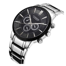 Cargar imagen en el visor de la galería, RELOJ  PARA HOMBRE CURREN  8001ABK - PLATEADO
