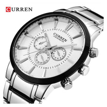 Cargar imagen en el visor de la galería, RELOJ  PARA HOMBRE CURREN  8001ASL - PLATEADO
