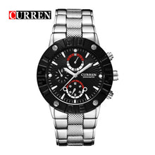 Cargar imagen en el visor de la galería, RELOJ  PARA HOMBRE CURREN  8006SLBK - PLATEADO
