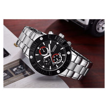 Cargar imagen en el visor de la galería, RELOJ  PARA HOMBRE CURREN  8006SLBK - PLATEADO
