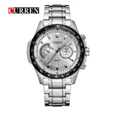 Cargar imagen en el visor de la galería, RELOJ  PARA HOMBRE CURREN  8020SL - PLATEADO
