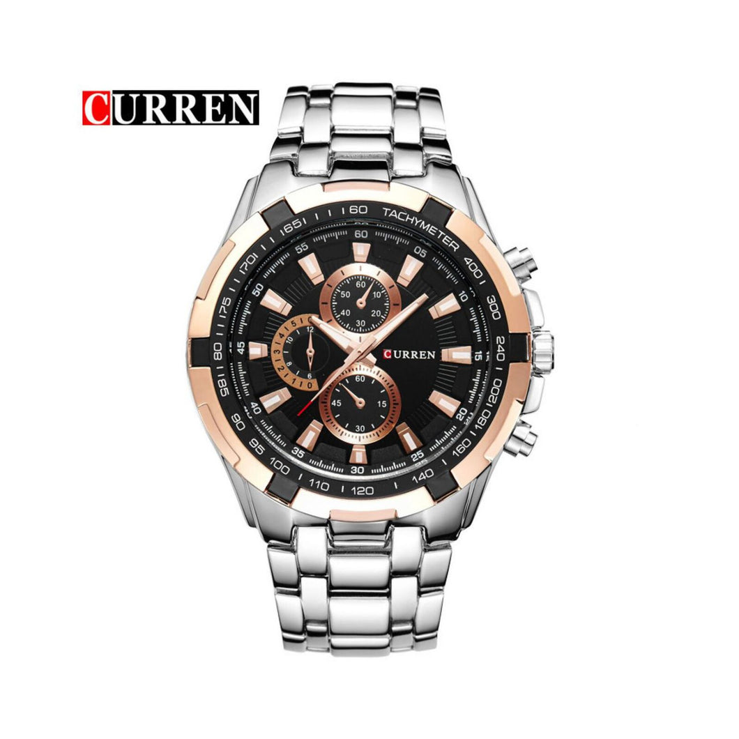 RELOJ  PARA HOMBRE CURREN KRE KRE02192001 - PLATEADO