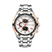 Cargar imagen en el visor de la galería, RELOJ  PARA HOMBRE CURREN  8023WTRG - PLATEADO

