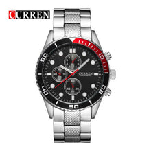 Cargar imagen en el visor de la galería, RELOJ  PARA HOMBRE CURREN  8028SLBK - PLATEADO
