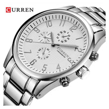 Cargar imagen en el visor de la galería, RELOJ  PARA HOMBRE CURREN  8046SL - PLATEADO
