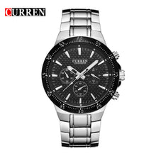 Cargar imagen en el visor de la galería, RELOJ  PARA HOMBRE CURREN  8063SLBK - PLATEADO
