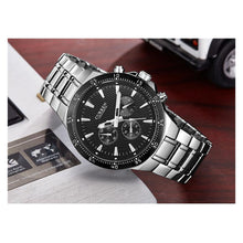 Cargar imagen en el visor de la galería, RELOJ  PARA HOMBRE CURREN  8063SLBK - PLATEADO

