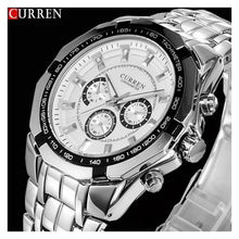 Cargar imagen en el visor de la galería, RELOJ  PARA HOMBRE CURREN  8083SL - PLATEADO
