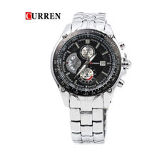 Cargar imagen en el visor de la galería, RELOJ  PARA HOMBRE CURREN  8083SLBK - PLATEADO
