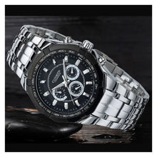 Cargar imagen en el visor de la galería, RELOJ  PARA HOMBRE CURREN  8084SLBK - PLATEADO
