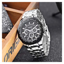 Cargar imagen en el visor de la galería, RELOJ  PARA HOMBRE CURREN  8084SLBK - PLATEADO
