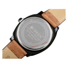 Cargar imagen en el visor de la galería, RELOJ CLÁSICO PARA HOMBRE CURREN  8139BNWT - MARRÓN
